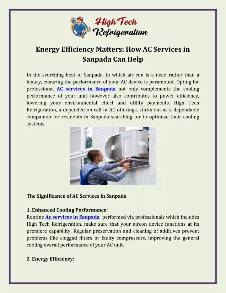 energy efficiency matters how ac services