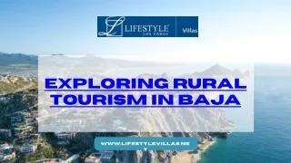 Exploring Rural Tourism in Baja