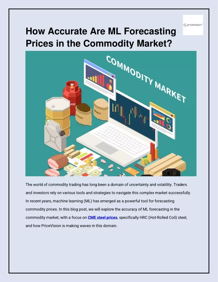 how accurate are ml forecasting prices