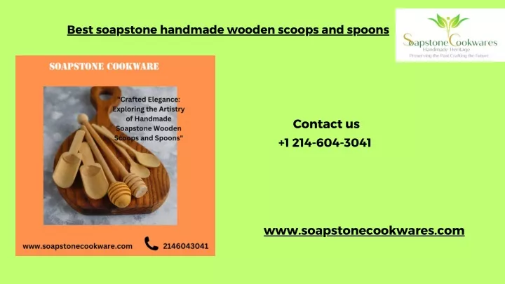 best soapstone handmade wooden scoops and spoons