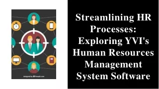 YVI Human resources management system software