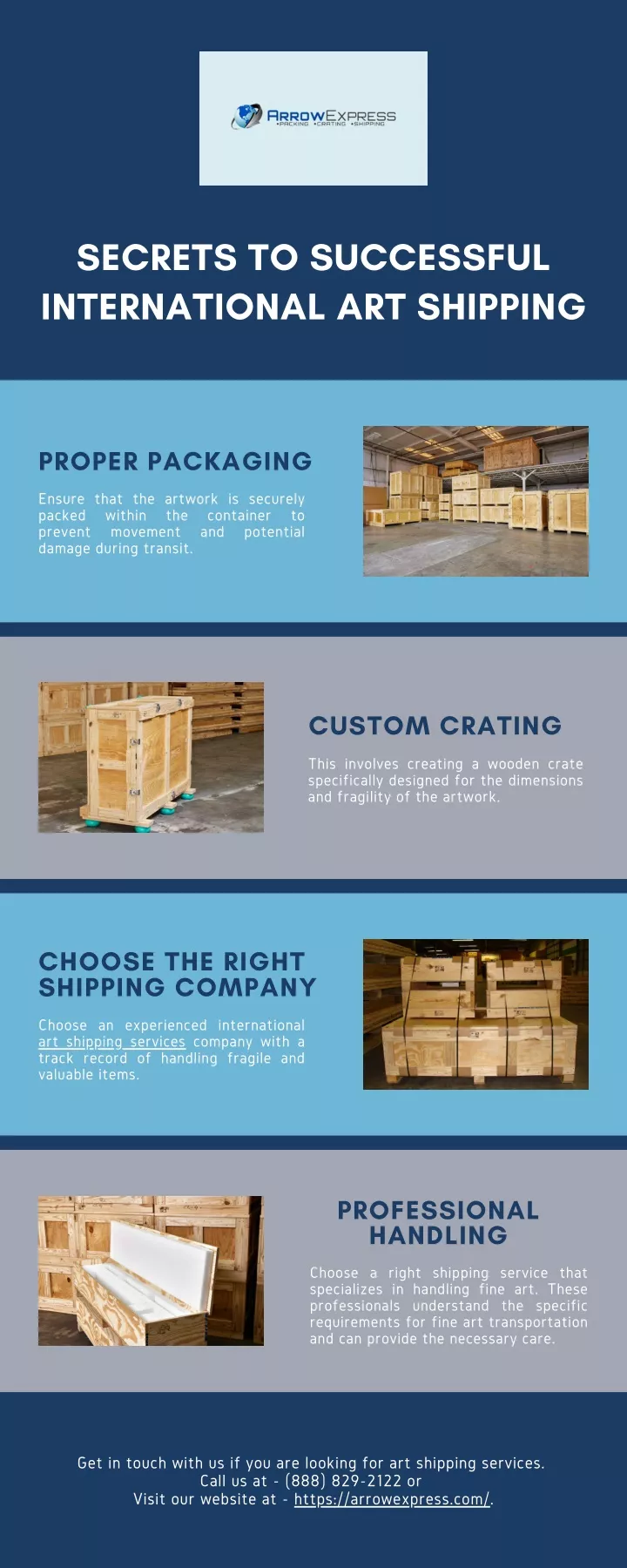 secrets to successful international art shipping