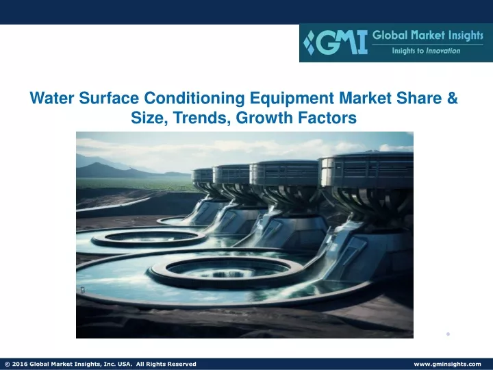 water surface conditioning equipment market share