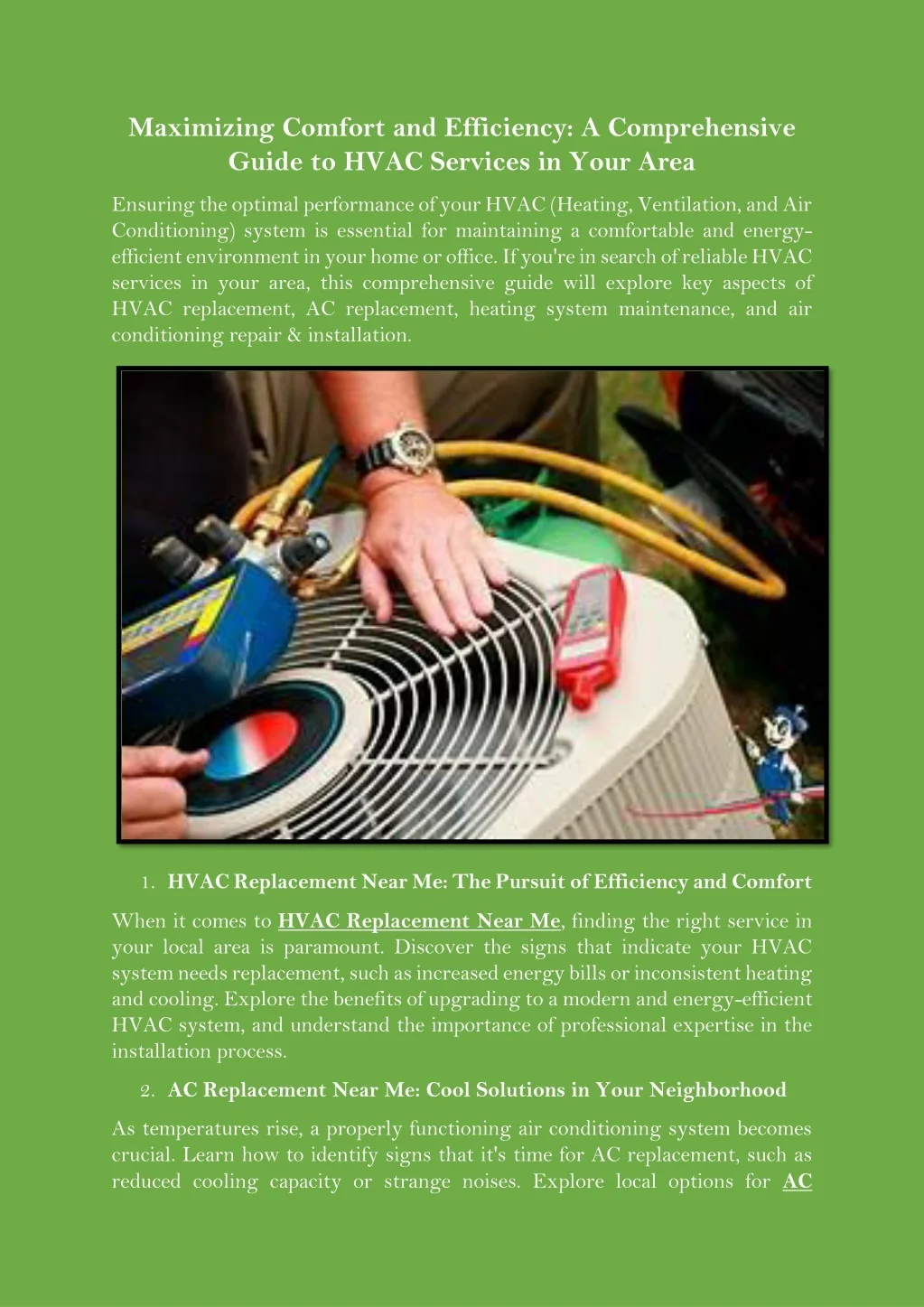 PPT - Maximizing Comfort and Efficiency A Comprehensive Guide to HVAC ...