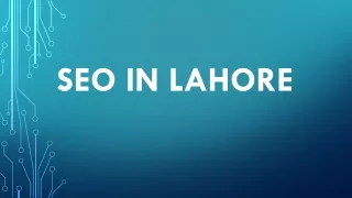 SEO in Lahore