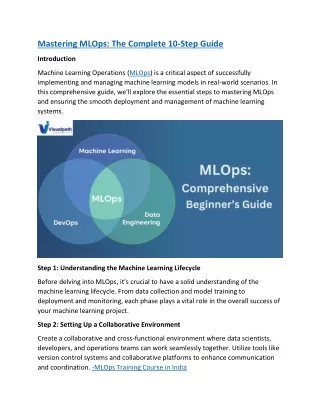 mastering mlops the complete 10 step guide