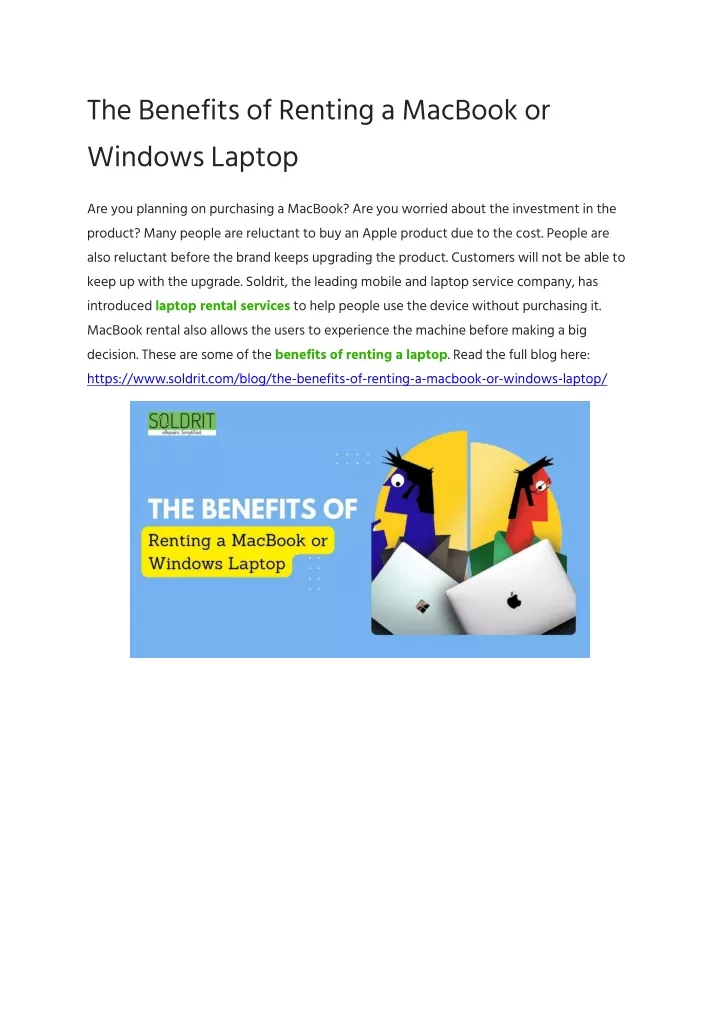 the benefits of renting a macbook or windows