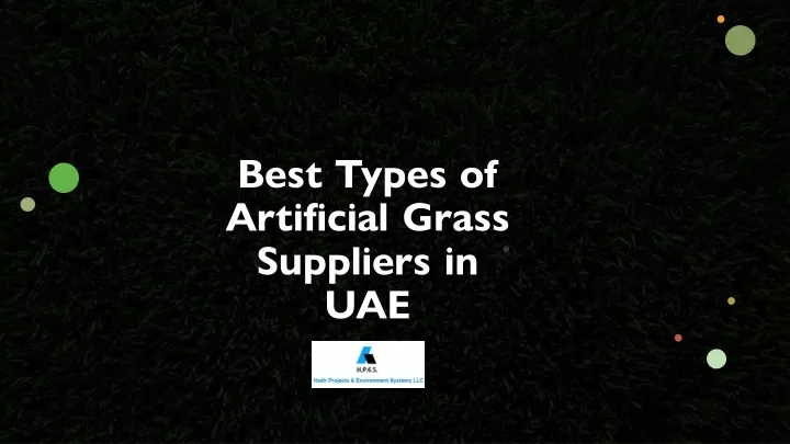 best types of artificial grass suppliers in uae