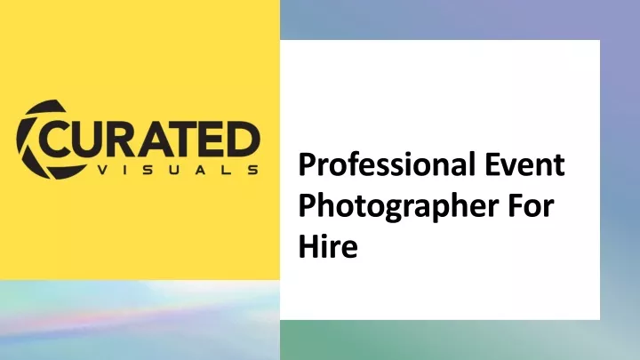 professional event photographer for hire