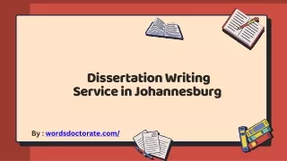 dissertation writing service in johannesburg