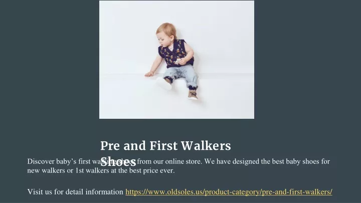 pre and first walkers shoes