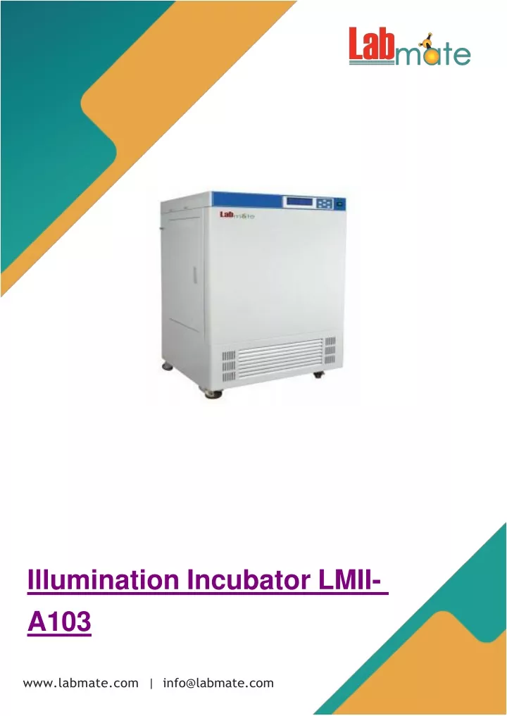 illumination incubator lmii a103