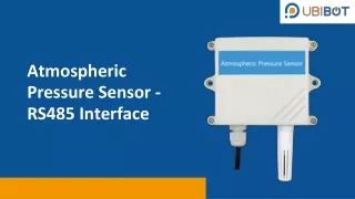 Atmospheric Pressure Sensor - RS485 Interface - UbiBot