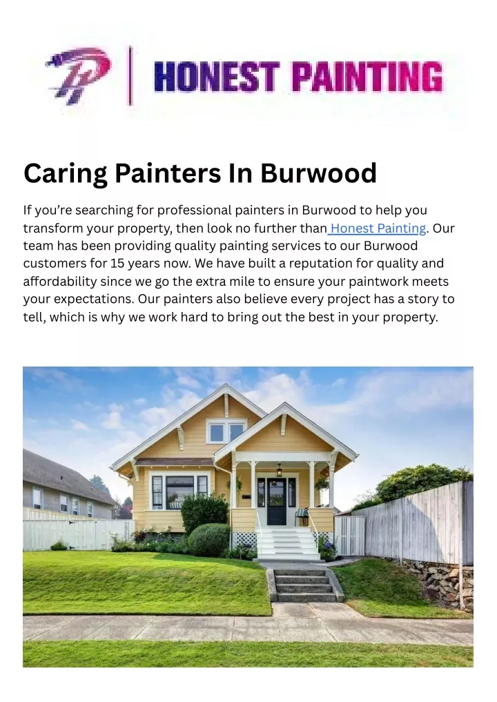 caring painters in burwood