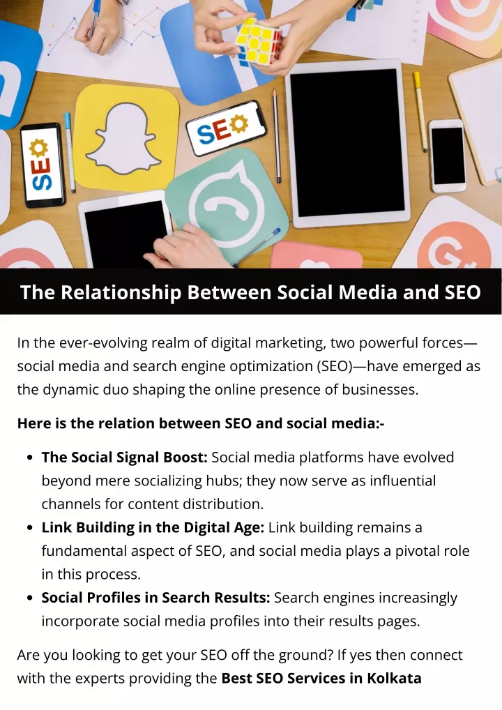 the relationship between social media and seo