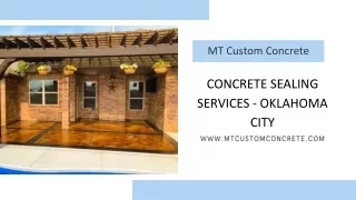 Concrete Sealing Services - Oklahoma City