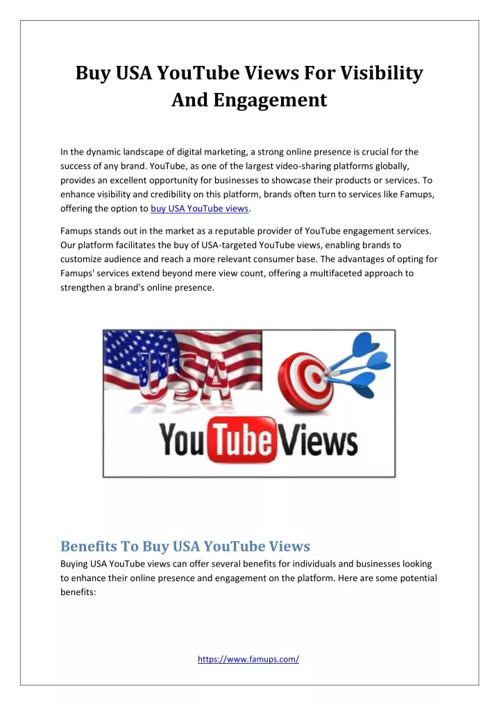 buy usa youtube views for visibility