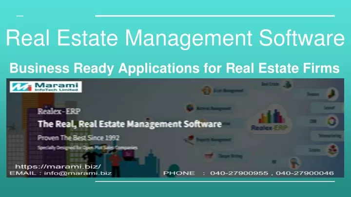 real estate management software