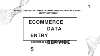 E-Commerce Data Entry Services: Catalyzing Online Retail Success