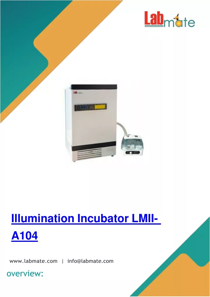 illumination incubator lmii a104