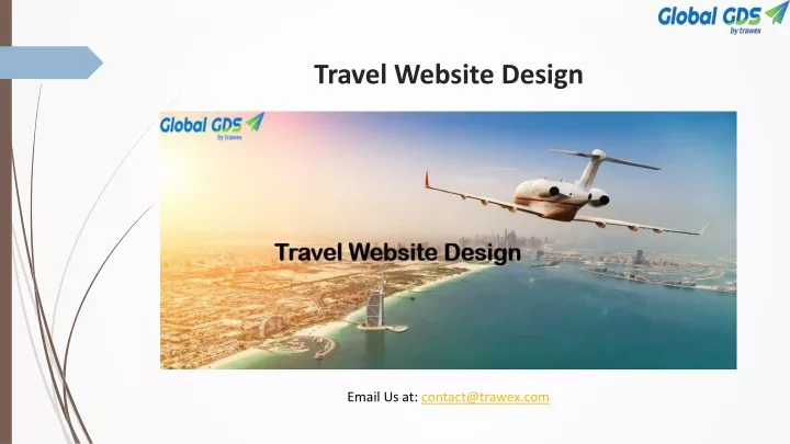 travel website design