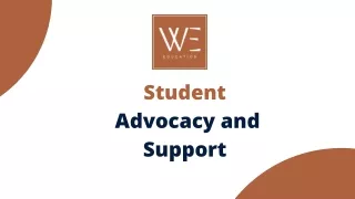 Student Advocacy  And Support