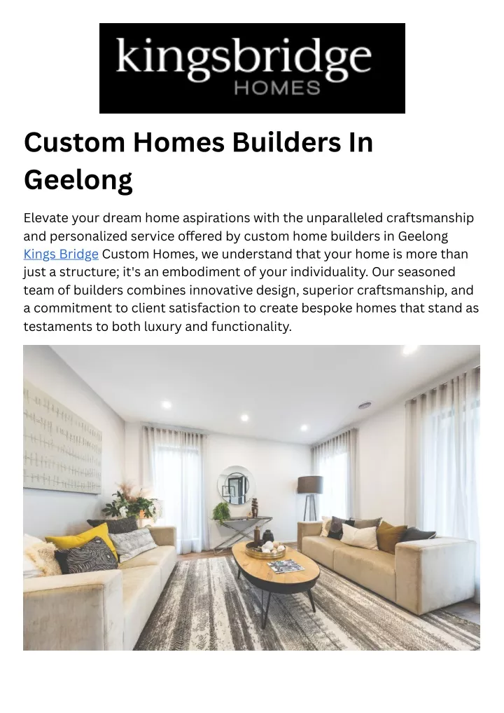 custom homes builders in geelong