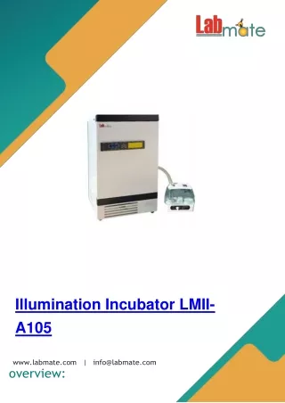 illumination incubator lmii a105