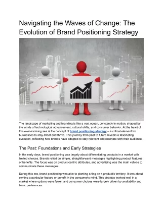 Brand Positioning Strategy | Evolution Across Ages