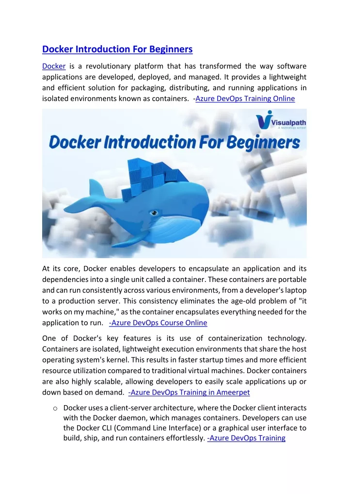 docker introduction for beginners