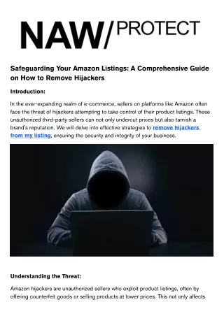 safeguarding your amazon listings a comprehensive