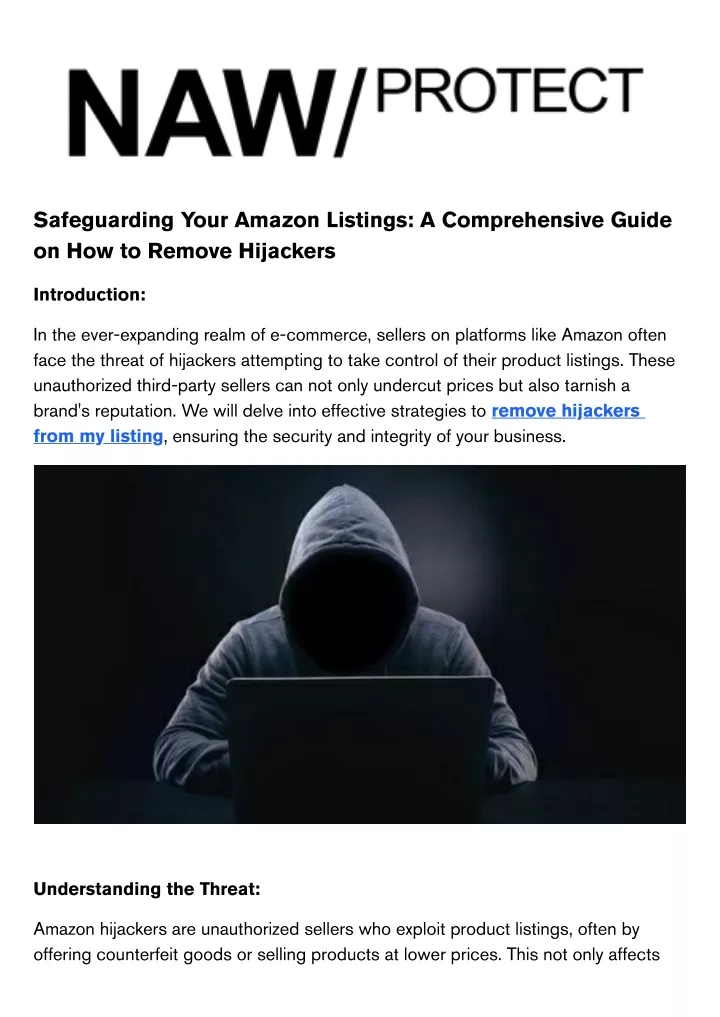 safeguarding your amazon listings a comprehensive