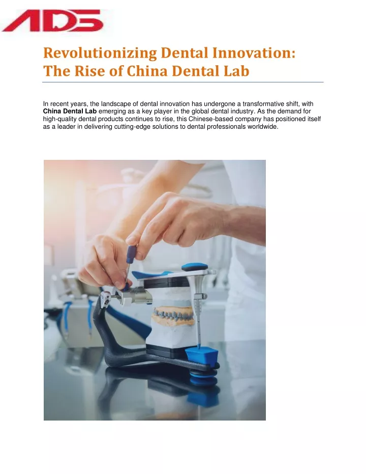 revolutionizing dental innovation the rise