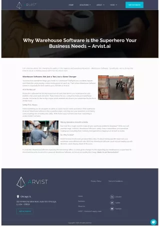 Why Warehouse Software is the Superhero Your Business Needs – Arvist.ai