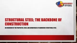 Structural Steel - The Backbone of Construction