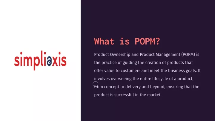 what is popm