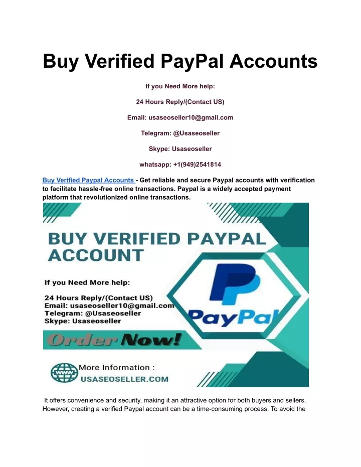 buy verified paypal accounts