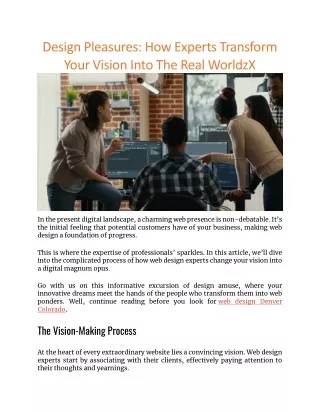 design pleasures how experts transform your