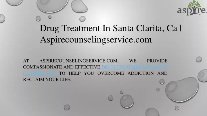 drug treatment in santa clarita