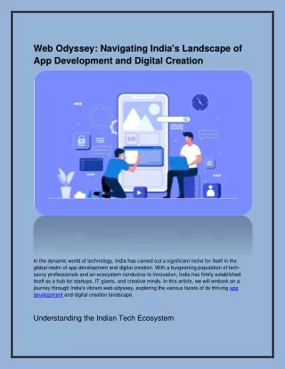 web odyssey navigating india s landscape