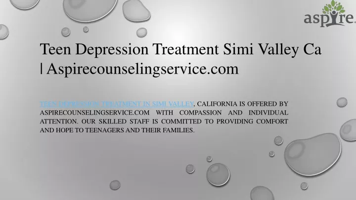 teen depression treatment simi valley