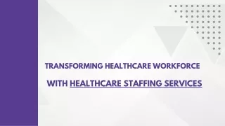 Transforming Healthcare