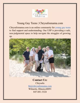 Young Gay Teens | Chrysalismama.com