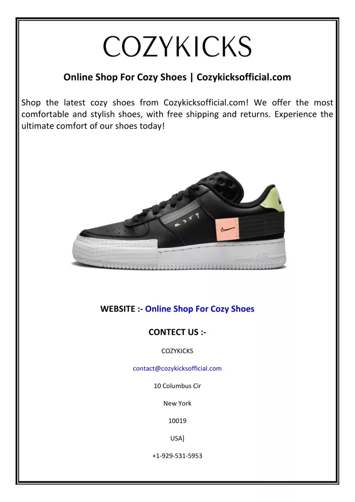 online shop for cozy shoes cozykicksofficial com