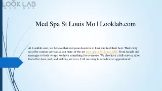 Med Spa St Louis Mo  Looklab.com