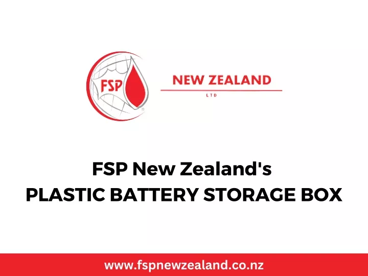 fsp new zealand s plastic battery storage box