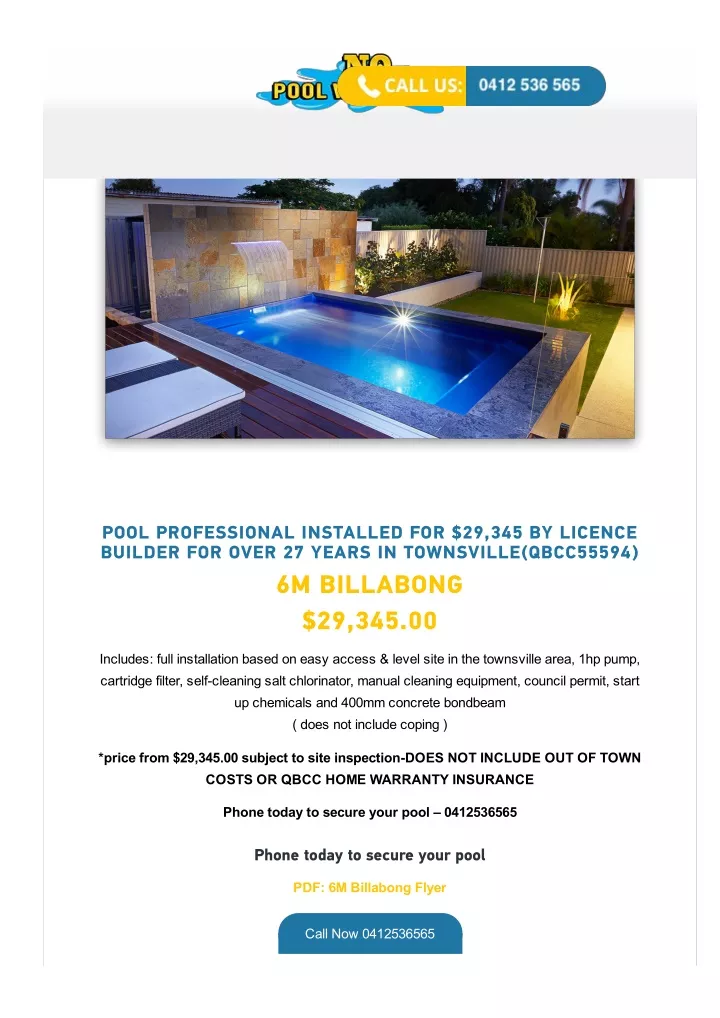 pool professional installed for 29 345 by licence