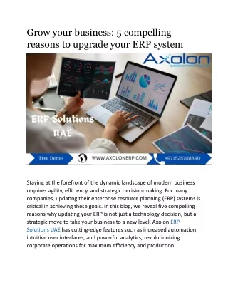 grow your business 5 compelling reasons