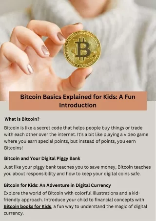 Bitcoin Basics Explained for Kids: A Fun Introduction