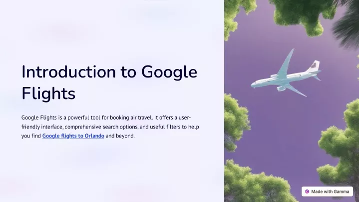 introduction to google flights